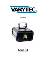 Varytec Aqua FX User Manual предпросмотр