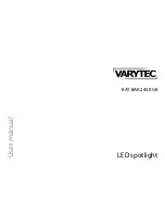 Предварительный просмотр 1 страницы Varytec BAT.BAR 240 RGB User Manual