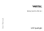 Varytec Battery Event Par IP65 6in1 User Manual preview