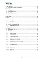 Preview for 2 page of Varytec EASY MOVE DUAL WASH Operating Manual