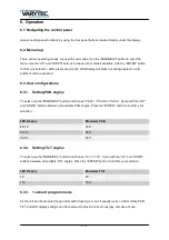 Preview for 8 page of Varytec EASY MOVE DUAL WASH Operating Manual