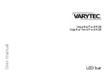 Varytec Giga Bar Pix 8 RGB User Manual preview