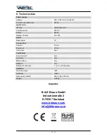 Preview for 16 page of Varytec LED Mini Matrix 5x5 2700K User Manual