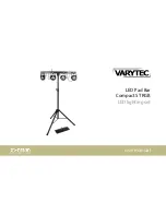 Предварительный просмотр 1 страницы Varytec LED Pad Bar Compact ST RGB User Manual