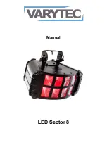 Varytec LED Sector 8 Manual предпросмотр