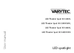 Предварительный просмотр 1 страницы Varytec LED Theater Spot 50 3200K User Manual