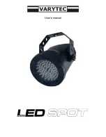 Preview for 1 page of Varytec MINI LED SPOT User Manual