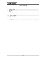 Preview for 2 page of Varytec MULTIEYES User Manual