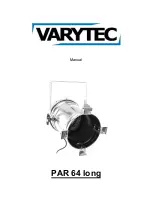 Varytec PAR 64 long Manual preview