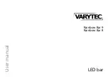 Varytec Rainbow Bar 8 User Manual предпросмотр