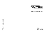 Preview for 1 page of Varytec Retro Blinder 80 LED User Manual