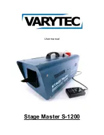 Varytec Stage Master S-1200 User Manual preview