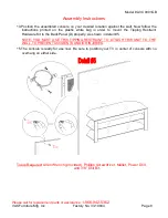 Preview for 8 page of VAS Furniture Mfg. Inc. AVC9001GB Assembly Instructions Manual