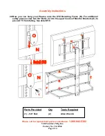 Предварительный просмотр 14 страницы VAS Furniture Mfg. Inc. Pro-5 Manual