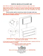 Предварительный просмотр 16 страницы VAS Furniture Mfg. Inc. Pro-5 Manual