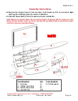 Preview for 16 page of VAS 3 in 1 Flat Panel Console Assembly Manual