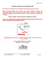 Preview for 20 page of VAS 3 in 1 Flat Panel Console Assembly Manual