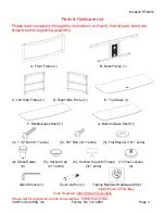 Предварительный просмотр 3 страницы VAS 54 inch TV Console Glossy Black Assembly Instruction Manual