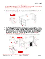 Предварительный просмотр 4 страницы VAS 54 inch TV Console Glossy Black Assembly Instruction Manual