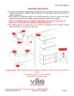 Предварительный просмотр 11 страницы VAS PRO9005GB Assembly Instruction Manual