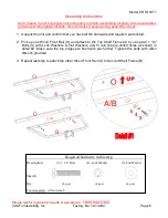 Preview for 5 page of VAS RTG30T1 Assembly Instruction Manual