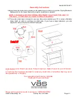 Preview for 11 page of VAS RTG30T1 Assembly Instruction Manual