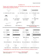 Предварительный просмотр 4 страницы VAS XL50-5GB Assembly Manual