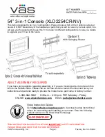 VAS XLO2254CR-NV Assembly Instructions Manual предпросмотр