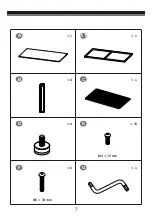 Preview for 7 page of VASAGLE LCT61 Assembly Instruction Manual