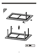 Preview for 9 page of VASAGLE LCT61 Assembly Instruction Manual