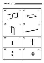 Preview for 7 page of VASAGLE LTV43 Manual