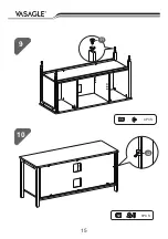 Preview for 15 page of VASAGLE LTV43 Manual