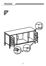 Предварительный просмотр 17 страницы VASAGLE LTV43 Manual