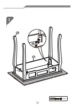 Предварительный просмотр 12 страницы VASAGLE RDT25 Manual