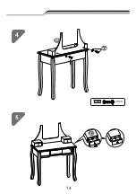 Предварительный просмотр 14 страницы VASAGLE RDT25 Manual