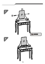 Preview for 16 page of VASAGLE RDT25 Manual