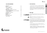 Preview for 13 page of Vasco D60 User And Installation Manual