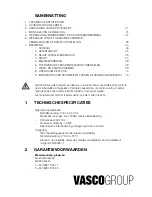 Preview for 2 page of Vasco E-Volve E-V-RF User And Installation Manual