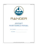 Preview for 1 page of VASHON AIRCRAFT RANGER R7 Maintenance Manual