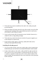 Preview for 18 page of Vasner Citara T 300M Metall Installation Manual And User'S Manual