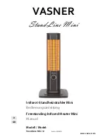 Vasner Standline Mini 12 Manual preview