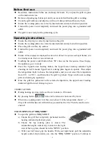 Preview for 4 page of Vassilias R-2300 Instruction Manual