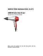 Vassilias R-675 Instuction Manual preview