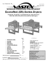 Preview for 1 page of VASTEX EconoRed Series Assembly, Operating, And Maintenance  Instructions