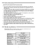 Preview for 2 page of VASTEX VDC-513610 Assembly, Operating, And Maintenance  Instructions