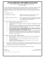 Preview for 7 page of VASTEX VDC-513610 Assembly, Operating, And Maintenance  Instructions