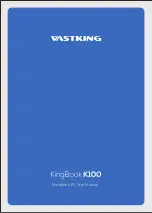 Vastking Kingbook K100 User Manual preview