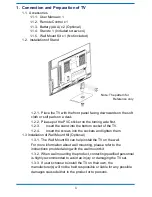 Preview for 9 page of Vastopia GL-550TV Safety And Reference