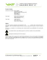 Предварительный просмотр 7 страницы VAT 08 Series Installation, Operating And Maintenance Instructions