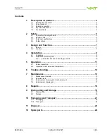 Предварительный просмотр 3 страницы VAT 11136 E01/08 Series Installation, Operating,  & Maintenance Instructions